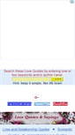 Mobile Screenshot of love-quotes-sayings.com